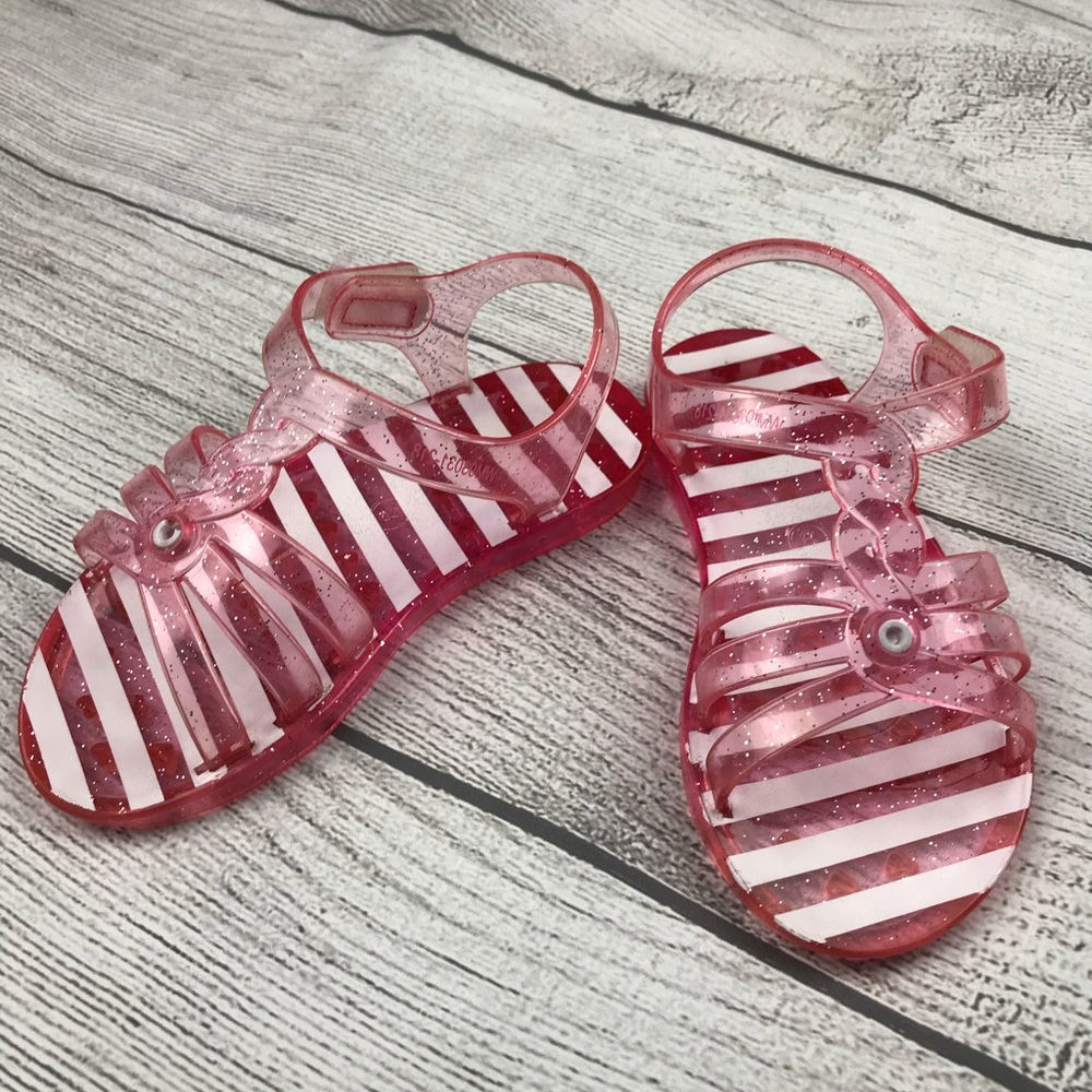 Toddler Pink Jelly Sandals Size 8